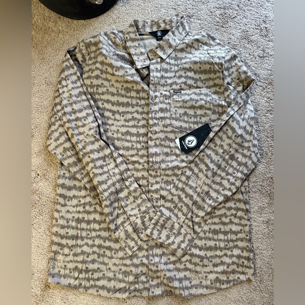 Men’s Volvom Warbler Button Down Shirt